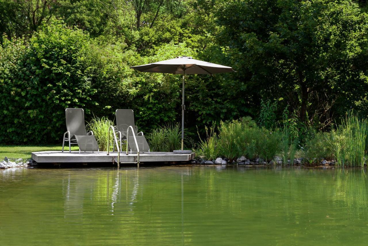 Romantic Wooden Lodge,Sauna,Schwimmteich,Alleinstehend,Absolut Ruhig Hessisch Oldendorf Eksteriør billede